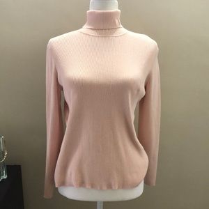 Ralph Lauren - Long Sleeve Light Pink Turtleneck.